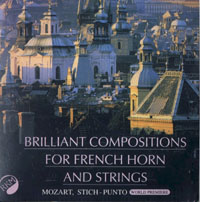 MOZART PRAHA 2006: Brillantn skladby pro lesn roh a smyce. Wolfgang Amadeus Mozart Kvintet pro lesn roh, dv violy a violoncello KV 407 - Jana Vclav Stich-Punto Kvartety pro lesn roh, housle, violu a violoncello op. 18 - SVTOV PREMIRA. RKM 004-2 131  1994